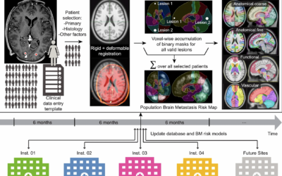 Multi-institutional atlas of brain metastases informs spatial modeling for precision imaging, personalized therapy