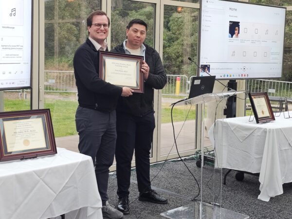 Evan Porter, PhD, receives the Jean Pouliot Teaching Award