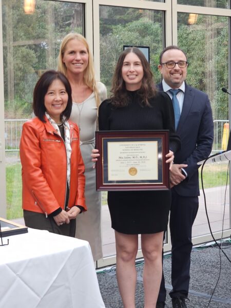 Medical resident graduate Mia Salans, MD, MAS